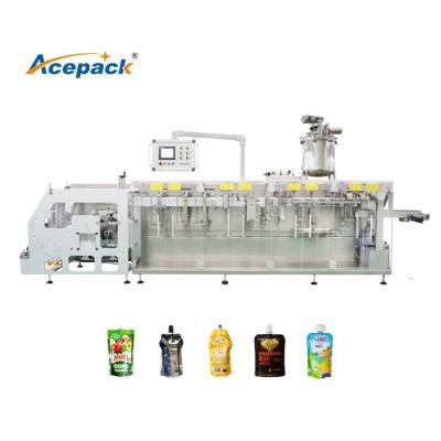 China Liquid horizontal packing machine juice beverage doypack pouch doypack horizontal packing machine for sale