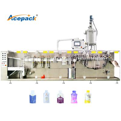 China Juice hot sale machine easy operation doypack filling machine special shaped energy drink packaging machine for sale