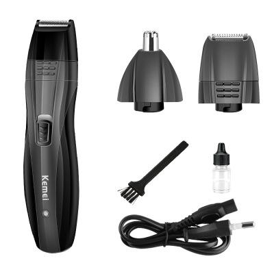 China Kemei 6635 Triple Blade Three-in-One Razor Nose Trimmer KM-6635 for sale