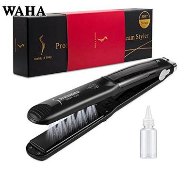 China Wholesale hot straight straight dual-use straightener straight dual-use car sale spray dry and wet hair curler for sale