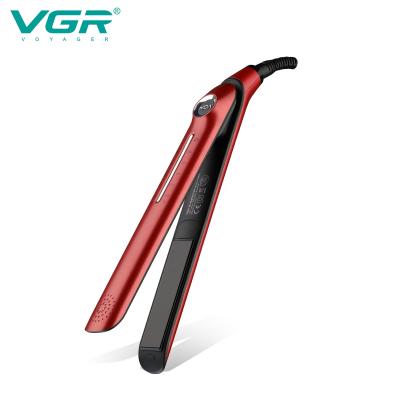 China VGR Hair Straightener Waterproof Hair Straightener V-556R Hair Curler Professional Ceramic Luster Hair Straightener for sale