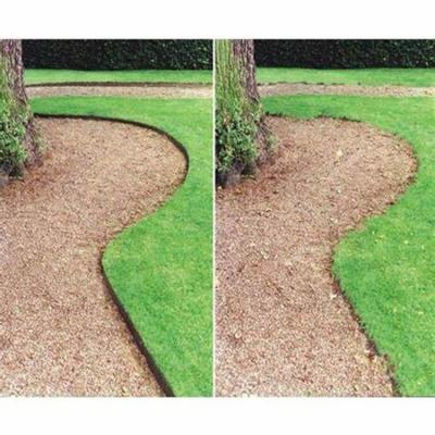 China Outdoor Garden Planter Edging Flexible Lawn Edging Steel Garden Edging for sale