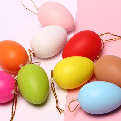 China Wholesale Empty Plastic Toys DIY Children's Easter Eggs Party Decoration Easter Decorative Egg for sale