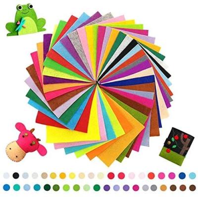 China Breathable Assorted Colors Felt Fabric Sheets Patchwork Sewing Craft Perfect For DIY Crafts Sewing, School Projects for sale