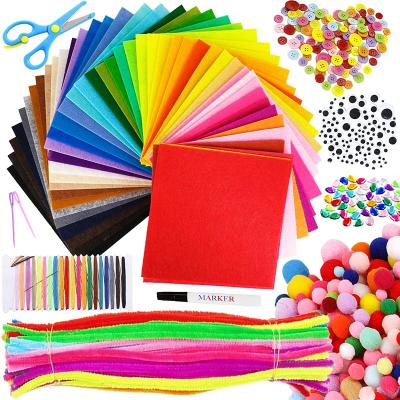 China Fabric Pack 40pcs/set DIY Handmade Craft Tools Breathable Felt Sewing Supplies for sale