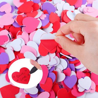 China EVA Children Eva Foam Craft DIY 3D Car Self Adhesive Puzzle Geometric Heart Foam Figure Environmental Sticker Material Learning Educational Toys NC; ZHE for sale