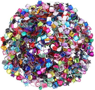 China Europe 5-12mm Muticolor Crystal Gems Gemstone Embellishments Jewelry Stickers For DIY Craft for sale