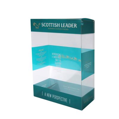 China Recyclable Custom Clear Pvc Plastic Box Transparent Folding Folding Printed Plastic Box for sale