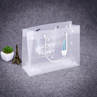 China Wholesale high quality low price transparent clear PVC pet plastic bag recyclable with custom logo for sale