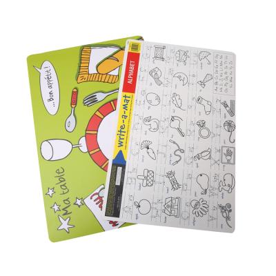 China Other China 22 Year Experienced Factory Custom 0.4mm Thickness PP Learning Place Mat for sale