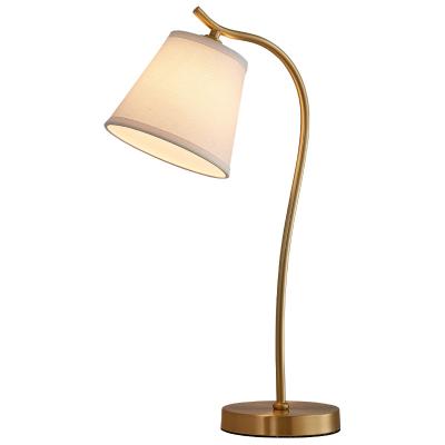 China Modern bronze bronze desk table lamp bedside reading study desk home decor for bedroom living room kids room for sale