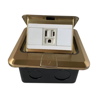 China Household New Design Floor Power Socket American Socket Hidden Floor New for sale