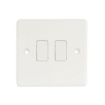 China Multipurpose Wall Switch 2 Gang 3 Gang Bakelite Material Push Button Button Switch for sale