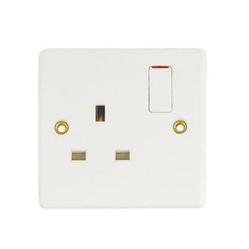 China HOME power switch socket 13A electrical wall socket for home electrical outlets and switches for sale