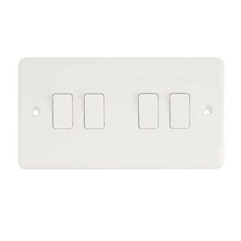 China Wenzhou 250V 10A 4 Multi-Purpose Switch Smart Push Button Switches for sale