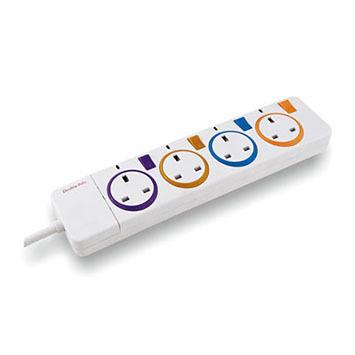 China Professional UK Extension Socket Colored Wire Socket Customized by MAISON for sale