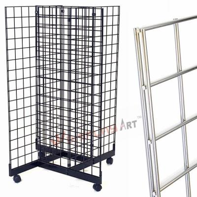 China Metal fabrication wire mesh display racks and racks for sale