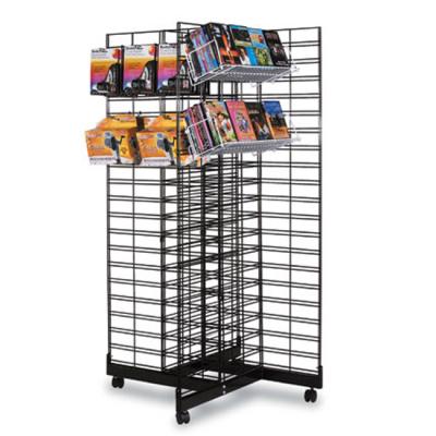 China Apparel & Accessory Hanging Freestanding Combination Metal Floor Standing 2'x6' Wire Gridwall Billboard Rack for sale