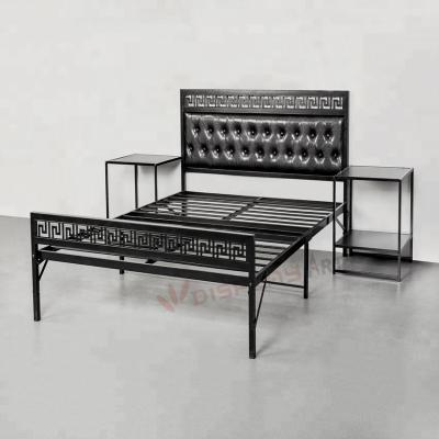 China New style home wrought iron foldable sofa bed for easy holding for sale