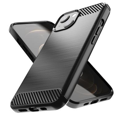 China New Next Full Carbon Shockproof Protective Fiber Brushed Shield Shockproof Anti-drop Phone Case For iPhone 11 12 13 for sale