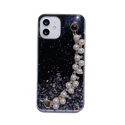 China Anti-fall Fashion Diamond Glitter Bling Bling Mobile Cell Phone Case For Huawei p50 for sale