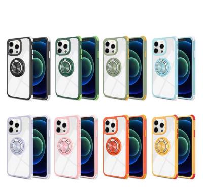 China New Anti-fall Double Ring Design 360 Rotating Holder Suitable For Oppo A55 Magnetic Multifunctional Case Car Mobile Phone Case for sale