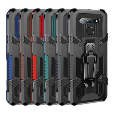 China Anti-fall Hot Sell Soft Hard PC Armor Shockproof Phone Case Military Grade Strong Anti Fall TPU For LG Stylo 6 for sale