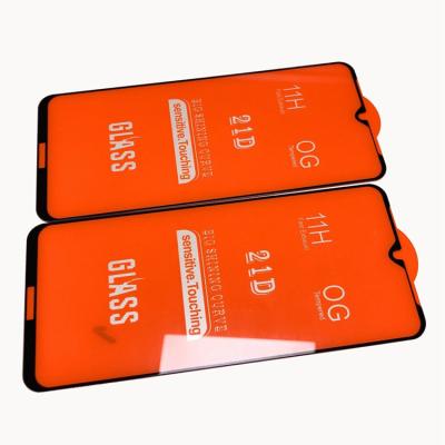 China Anti-fall Full Glue Secondary Reinforcement 21D Tempered Glass For Nokia 3.4 5.4 4.3 NK for sale