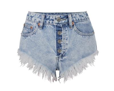 China 2022 New Dropshipping Summer Streetwear Women Fashion Sexy QUICK DRY Design Ripped Jeans Shorts for sale