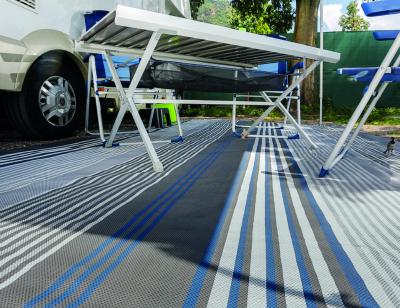 China Eco-friendly Eco-friendly PVC RV Tent Mat for sale