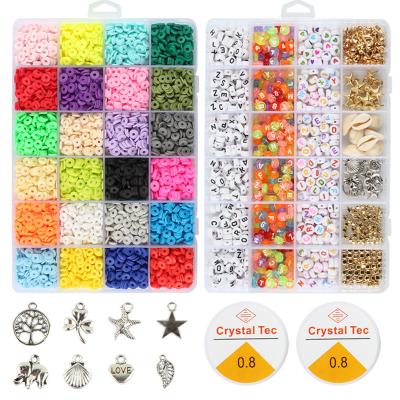 China 48 Grid Polymer Ceramic Clay Loose Arranged Bead Plate Pad Making Bracelet Necklace DIY Beaded Set Box for sale