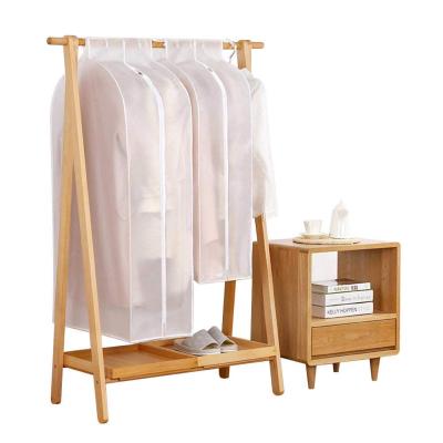 China Casual Clothing Storage Bag Hanging Storage Bag Translucent Garment Clothes Cover for sale