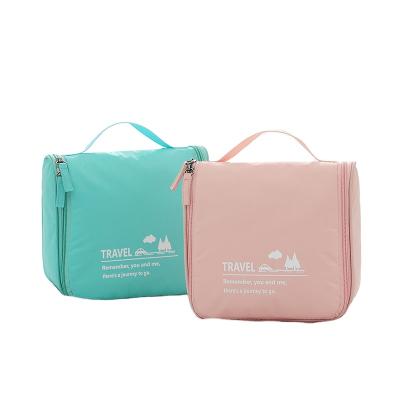 China Lady Hanging Travel Daily Clear Waterproof Toiletry Cosmetic Storage Bag for sale