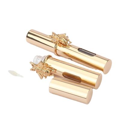 China Hot Selling Lip Gloss Lip Tube Empty Lip Gloss Tube Aluminum Lip Gloss Packaging Case With Ring for sale