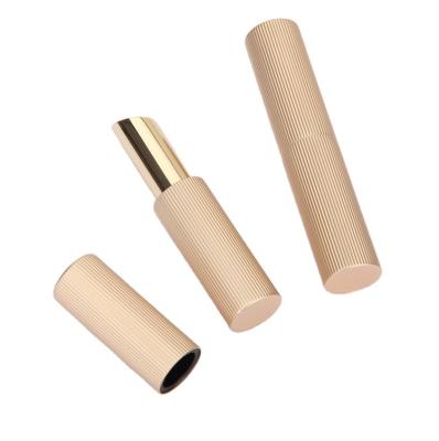 China Empty Aluminum Round Lipstick Tube Lipstick Tube Magnet Lipstick Case For Make Up Cosmetics for sale