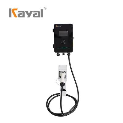 China 7kw Car Electric Vehicle Wall Mounted Charger Station KYCP-AC-7KW 238*138*55mm for sale