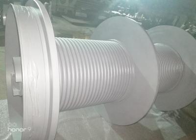 Cina 5 strati 300KN Marine Rope Winch Drum Primer Grey For Ship Machinery in vendita