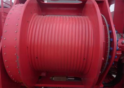 China 320KN langzame Snelheid Elektrische Marine Winch Carbon Steel With 65mm Draad Te koop