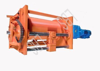 Cina L'acciaio cabla 30 Ton Winch With Spooling Device Electric Power in vendita