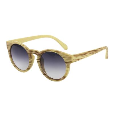 China Fashion sunglasses wholesale retro luxury wood grain cat eye sunglasses for women for sale