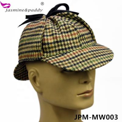 China Verified IN holmes Running Hat Reveal Hat Dress Up Accessories Brown Verified Cosplay Party Hat for sale