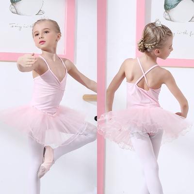 China Comfortable. Soft. Breathable In Overalls Running Clothes Outfit Birthday Occasion Girls Sequins Dance Ballet Tutu Dress for sale