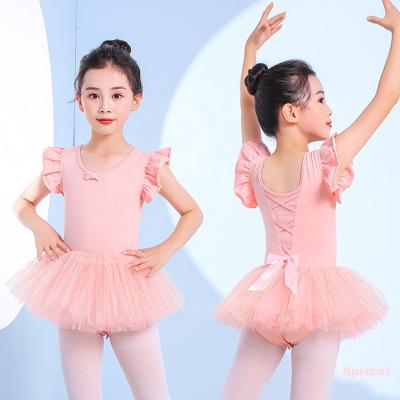 China Comfortable. Soft. Wholesale Breathable Performance Gymnastics Leotard Girls Dance Dress Training Dancewear Ballerinas Dance Dresses for sale