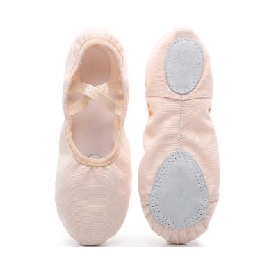 China Lightweight Flexible Dance Practice Soft Ballet Shoes For Girl, Factory Wholesale Cheap DANCE LEATHER SHOE for sale