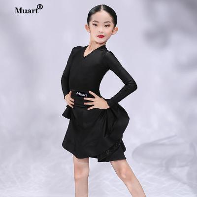 China Wholesale Competition Performance Kids Performance Sets New Arrival Ballroom Wear Salsa Dance Dress Latin Stage Dance for sale