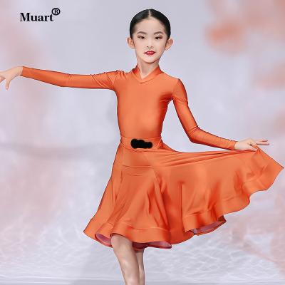 China Sets Performance Wear Girls Dance Latin Dress Children Girls Dancing Dress Women Girls Latin Dance Dress for sale