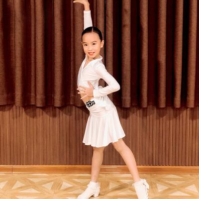 China Wholesale New Girls Ballet Dancer Leotard Manufacturers Child Ballet Dresses Latin Ballroom Dance Wear Costumes for sale