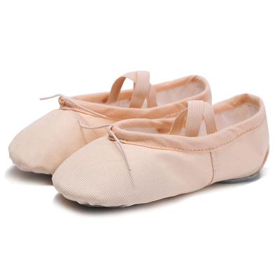 China Breathable Comfortable Porcelain Best Professional Canvas Ballet Slippers Girls Dance Shoes Women Ballet Dance Practice Shoes for sale