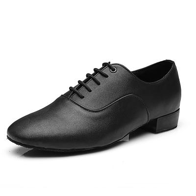 China Wholesale Fashion Trend Kids Boys Black Unique Boys Soft Ballroom PU Leather Latin Dance Shoes For Men for sale