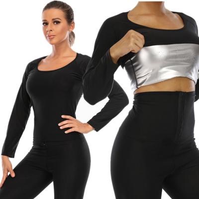 China Plus Size Fashion Body Shaper Hot Sale 2021 Sauna Sweat Fat Burning Trainer Body Shaper Suit Waist for sale